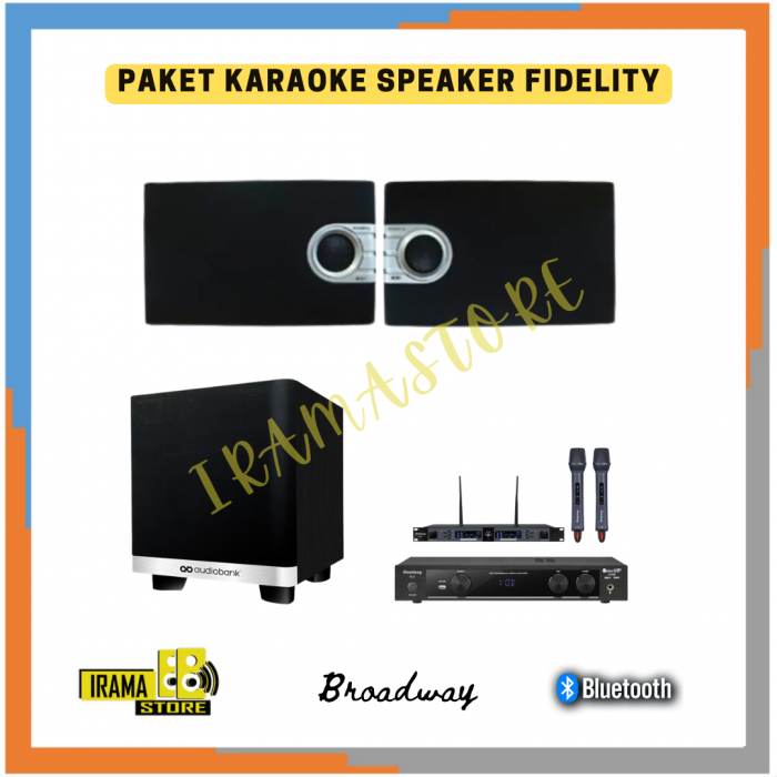 Paket Karaoke Speaker Fidelity - No Touch&Player